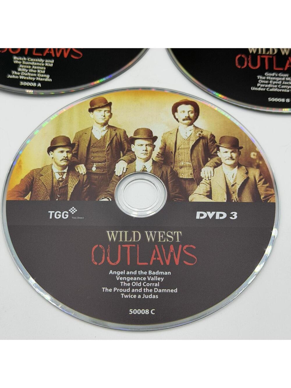 Wild West Outlaws DVD 2009 3-Disc Set - Picture 8 of 12